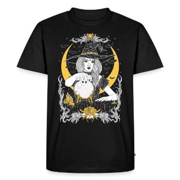 Augure - T-shirt Premium bio Homme - noir - Devant - Nico (187cm)