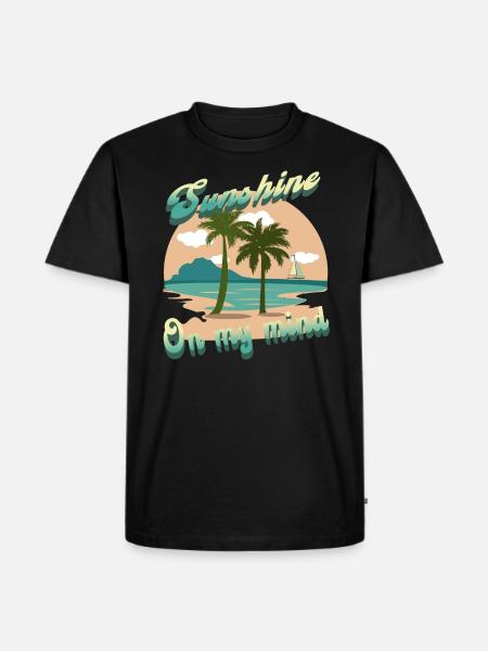 Dreaming of the Sun - Men's Premium Organic T-Shirt - black