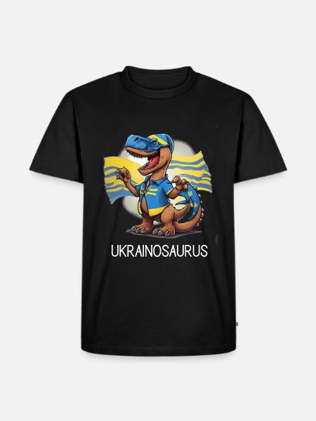 Ukraine - Männer Premium Bio T-Shirt - Schwarz