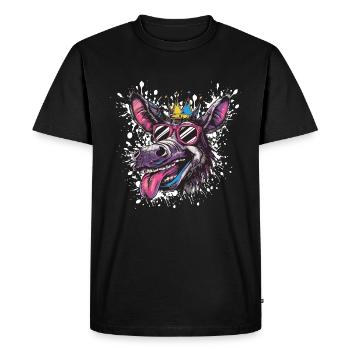 Âne Anniversaire Drôle Fête - T-shirt Premium bio Homme - noir - Devant - Nico (187cm)