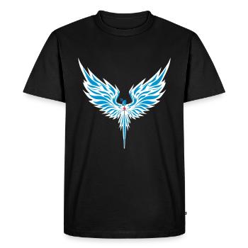 Phenix - T-shirt Premium bio Homme - noir - Devant - Nico (187cm)
