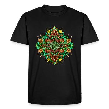 Summer colors - Men's Premium Organic T-Shirt - black - Front - Nico (187cm)
