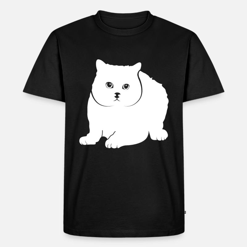 Britisch Kurzhaar - Männer Premium Bio T-Shirt - Schwarz