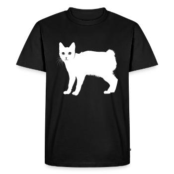 Bobtail japonais - T-shirt Premium bio Homme - noir - Devant - Nico (187cm)