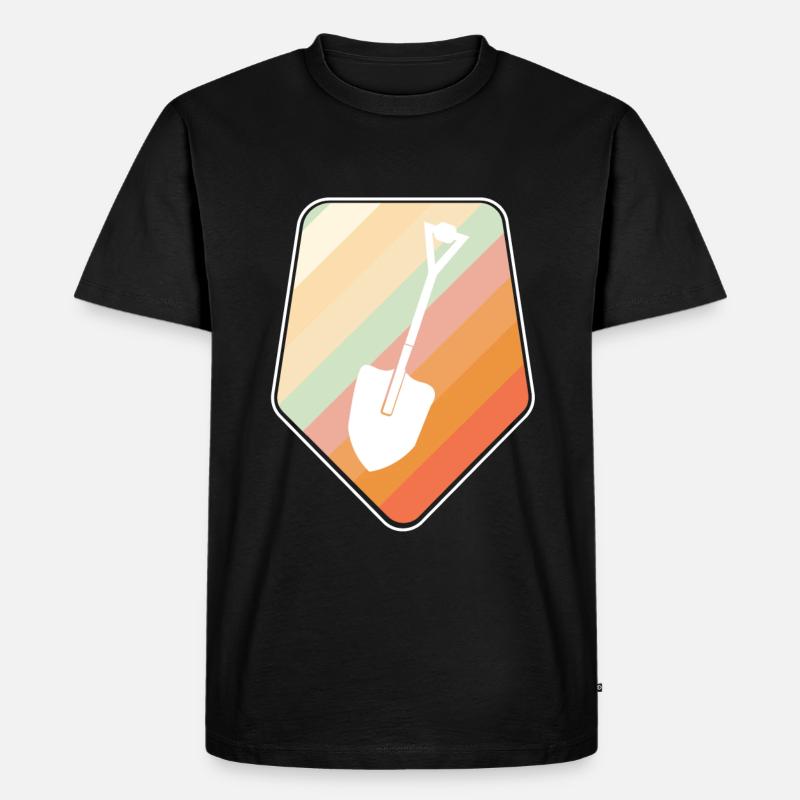 shovel - Men's Premium Organic T-Shirt - black