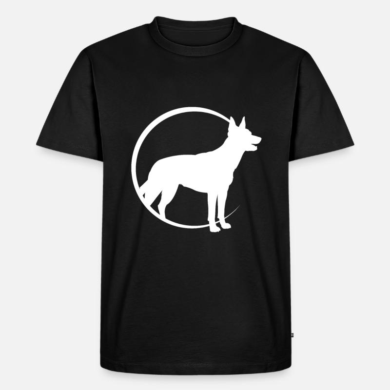 Australian Kelpie - Männer Premium Bio T-Shirt - Schwarz