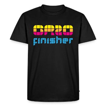 Corse GR20 finisher Sentier de randonnée longue distance Pèlerin Randonnée - T-shirt Premium bio Homme - noir - Devant - Nico (187cm)