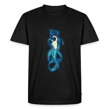Sirène sirène sirène conte de fées - T-shirt Premium bio Homme - noir - Devant - Nico (187cm)