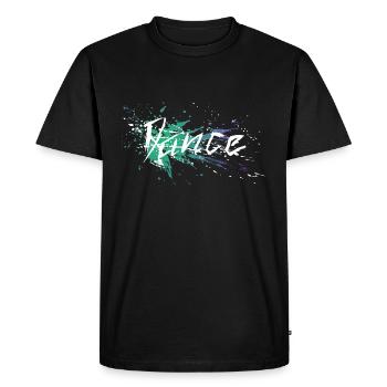 Dance Color Splash - Men's Premium Organic T-Shirt - black - Front - Nico (187cm)