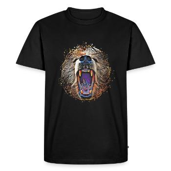 Grizzly - T-shirt Premium bio Homme - noir - Devant - Nico (187cm)