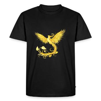 Phoenix - T-shirt Premium bio Homme - noir - Devant - Nico (187cm)