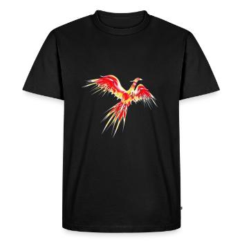 Phoenix - T-shirt Premium bio Homme - noir - Devant - Nico (187cm)