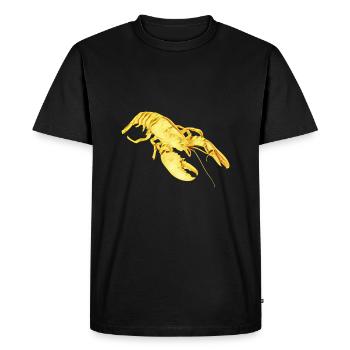 Homard - T-shirt Premium bio Homme - noir - Devant - Nico (187cm)