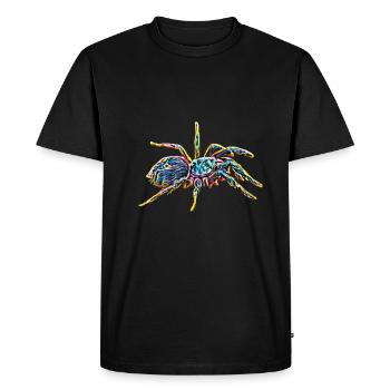 Tarentule - T-shirt Premium bio Homme - noir - Devant - Nico (187cm)
