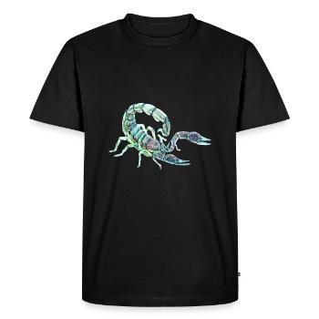 Scorpion - T-shirt Premium bio Homme - noir - Devant - Nico (187cm)
