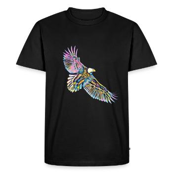 Aigle - T-shirt Premium bio Homme - noir - Devant - Nico (187cm)