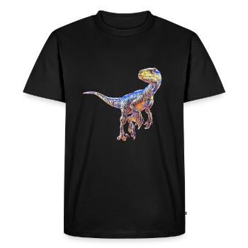Velociraptor - T-shirt Premium bio Homme - noir - Devant - Nico (187cm)