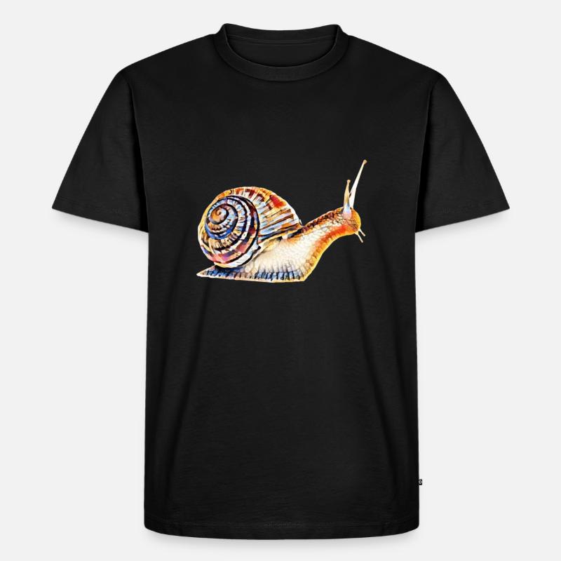 slug - Men's Premium Organic T-Shirt - black