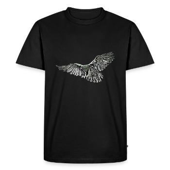 Aigle - T-shirt Premium bio Homme - noir - Devant - Nico (187cm)