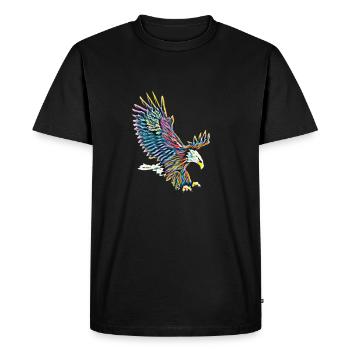 Aigle - T-shirt Premium bio Homme - noir - Devant - Nico (187cm)