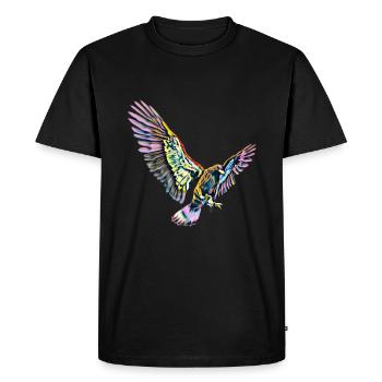 Aigle - T-shirt Premium bio Homme - noir - Devant - Nico (187cm)