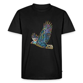 Aigle - T-shirt Premium bio Homme - noir - Devant - Nico (187cm)