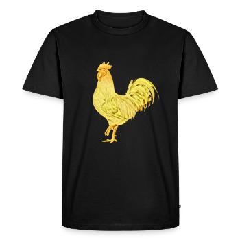 robinet - T-shirt Premium bio Homme - noir - Devant - Nico (187cm)
