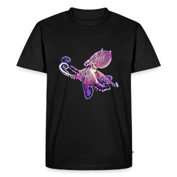 pieuvre - T-shirt Premium bio Homme - noir - Devant - Nico (187cm)