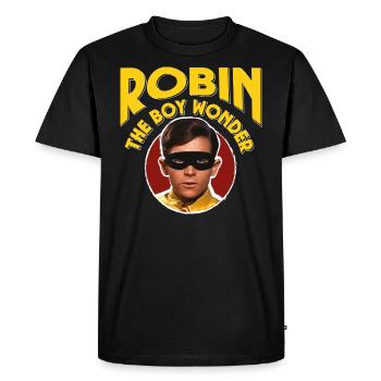 DC Comics Batman Robin The Boy Wonder Actor - Men's Premium Organic T-Shirt - black - Front - Nico (187cm)