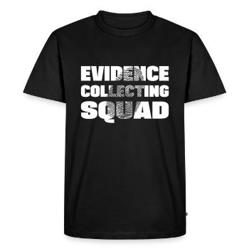 Evidence Collecting Squad Analyst Crime Lab Gift - Men's Premium Organic T-Shirt - black - Front - Nico (187cm)
