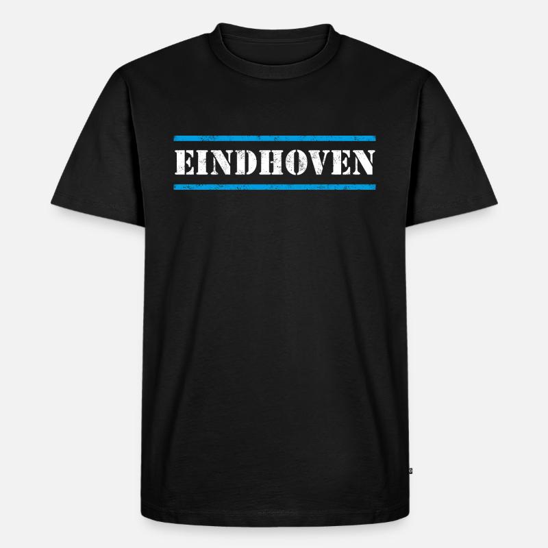 Eindhoven - Männer Premium Bio T-Shirt - Schwarz