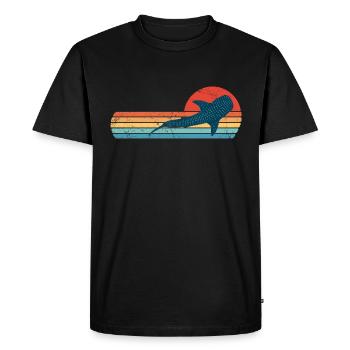 whale shark - Men's Premium Organic T-Shirt - black - Front - Nico (187cm)