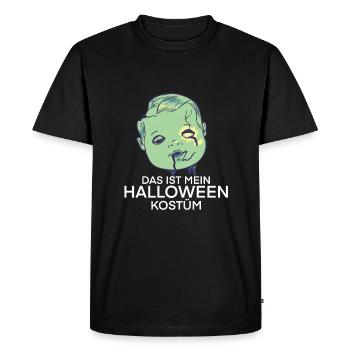 Halloween - Männer Premium Bio T-Shirt - Schwarz - Vorne - Nico (187cm)
