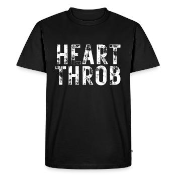 Dictons de la Saint-Valentin pour hommes pour les gars le jour de la Saint-Valentin - T-shirt Premium bio Homme - noir - Devant - Nico (187cm)