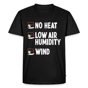 Kiteboarder Kitesurfing Kitesurf Wind Kiteboard - Men's Premium Organic T-Shirt - black - Front - Nico (187cm)