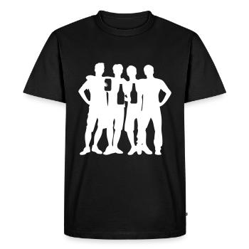 Bachelor Party Group Holiday Bachelor Party - Men's Premium Organic T-Shirt - black - Front - Nico (187cm)