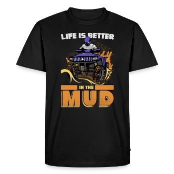 Quad, quad dirt, quads - T-shirt Premium bio Homme - noir - Devant - Nico (187cm)