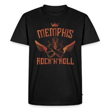 Musique de Memphis, musique de Memphis Tennessee, - T-shirt Premium bio Homme - noir - Devant - Nico (187cm)