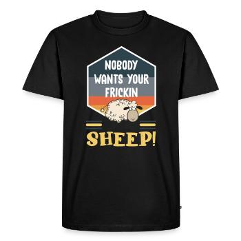 Jeu de société, jeu de société colons, jeu de société - T-shirt Premium bio Homme - noir - Devant - Nico (187cm)