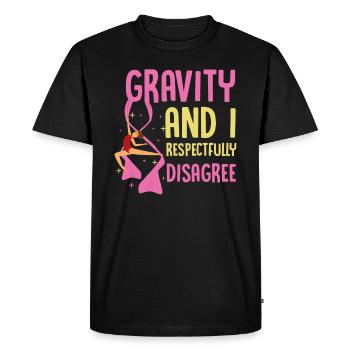 Aerialer Dance, Aerialer Dance Air, soie d’air, - T-shirt Premium bio Homme - noir - Devant - Nico (187cm)