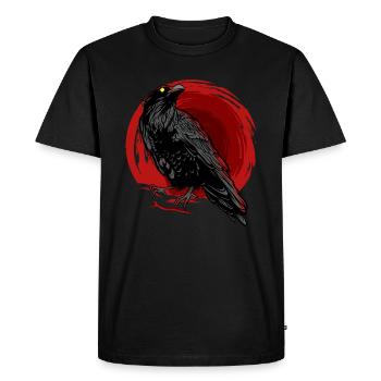 Raven, Raven Witch, Edgar Allen Poe, - Men's Premium Organic T-Shirt - black - Front - Nico (187cm)