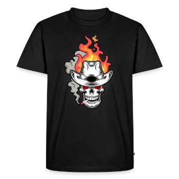 Dark Country Country, Dark Country Music, - T-shirt Premium bio Homme - noir - Devant - Nico (187cm)