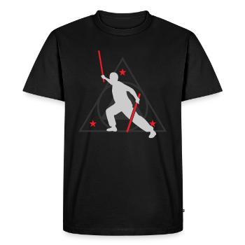 eskrima, eskrima philippin, eskrimador, - T-shirt Premium bio Homme - noir - Devant - Nico (187cm)