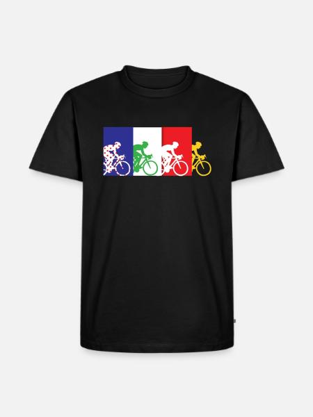tour Frankrig, tour France Tour France 2021, - Herre Premium økologisk T-shirt - sort