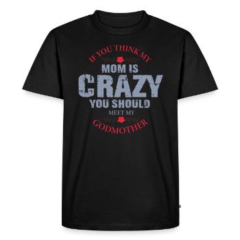 Patin Pate, Patin Pate Tante, Patenkind, - Men's Premium Organic T-Shirt - black - Front - Nico (187cm)