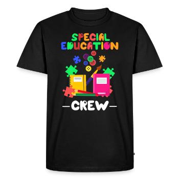 Enseignement spécial enseignants, pédagogie spécialisée - T-shirt Premium bio Homme - noir - Devant - Nico (187cm)
