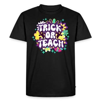 Trick Or Teach Costume Halloween Pour Femmes - T-shirt Premium bio Homme - noir - Devant - Nico (187cm)