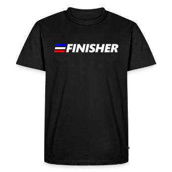 Finisher / 3 Colors - Vector - Men's Premium Organic T-Shirt - black - Front - Nico (187cm)