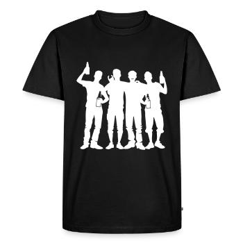Bachelor Party Group Celebrations Bachelor Party - Men's Premium Organic T-Shirt - black - Front - Nico (187cm)