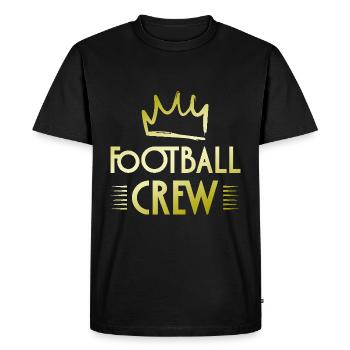 Équipe de football - T-shirt Premium bio Homme - noir - Devant - Nico (187cm)